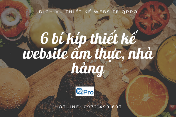 6 bí kíp thiết kế website ẩm thực nhà hàng 1