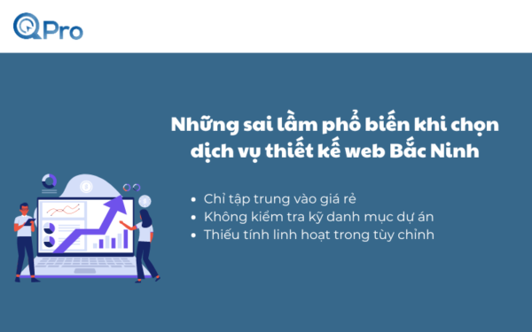 Những sai lầm phổ biến khi chọn dịch vụ thiết kế web Bắc Ninh